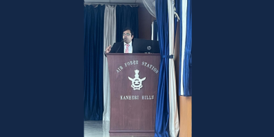 Lung cancer awareness talk at airforce station kanheri hills thane